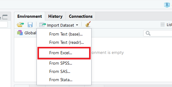 Excel para R